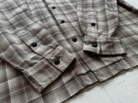 90s Polo Sport ShadowPlaid Loop Shirt L Beige