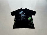 80s MickeyMouse Multi Color T-shirt XL