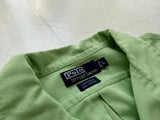 90s Polo RalphLauren CALDWELL Loop Shirt L Pistachio