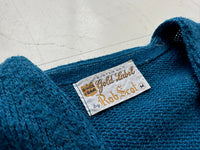 60s Rob Scot Mohair Cardigan M Turquoise