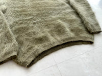 50s McGregor PowderSnow Mohair Sweater M SilverGray