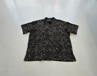 90s Polo RalphLauren CLAYTON Black Flower Shirt XL