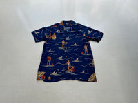 90s Polo RalphLauren Surfing Rayon Loop Shirt M