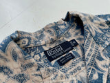 90s Vintage Polo RalphLauren ANDY CAMP “Striped Paisley” Shirt M