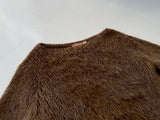 50s Parkhurst Mohair Sweater L Brown