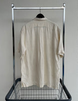 90s Vintage RalphLauren CALDWELL OpenCollar Shirt L Herringbone