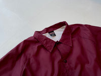 90s ATHLETIC Works Coach Jacket 3XL Burgundy