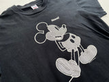 90s Vintage Mickey Mouse T shirt Black&White L