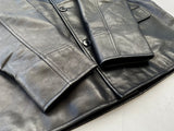 90s RalphLauren Leather CarCoat L