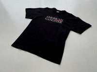 Vintage AMERICAN GANGSTER T-shirt L Black