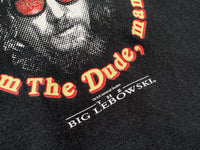 Vintage Big Lebowski Face T-shirt XL Black