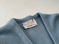 60s ArnoldPalmer Alpaca Cardigan M LightBlue