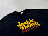 90s Vintage JackieBrown Logo T-shirt XL Black