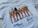 90s Vintage Strip Club “RIVIERA”T-shirt L White