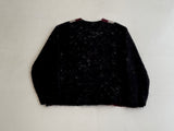 50s Vintage Alfred Mohair Pullover Knit Black L