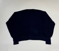 80s vintage The Fox Sweater cardigan DeepNavy XL