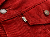 70s Levi’s Corduroy Trucker Jacket 42 Wine