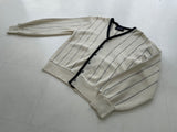 70s Vintage Arnold Palmer Wool Striped Cardigan L