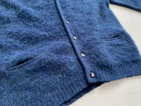 Fuzzy 50s Vintage Jersild Mohair Cardigan L Navy