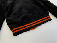 60s Vintage Varsity jacket Reversible Black&Orange 34