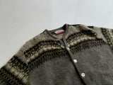 70s Vintage Jantzen Mohair Cardigan Nordic Pattern L