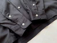 90s Vintage Polo RalphLauren 100%Rayon L/S Shirt M Black