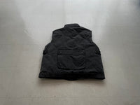 80s EddieBauer Fishing Puffer Vest XL HeatherGray