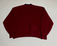 50s vintage Rob Scot Mohair cardigan Burgundy XL