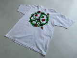 90s Vintage Peace&Rose T-shirt XL White