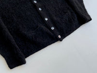 50s Vintage Mcgregor PowderSnow Mohair Cardigan Black XL