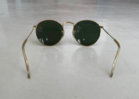 90s Vintage B&L RAYBAN Sunglasses Round Metal