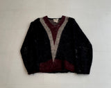 50s Vintage Alfred Mohair Pullover Knit Black L