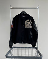 90s Vintage Raiders ChalkLine Varsity Jacket XL