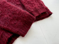 60s Vintage PURITAN Mohair Sweater Burgundy