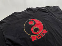 90s Vintage Yin Yang APEX T Shirt XL Black