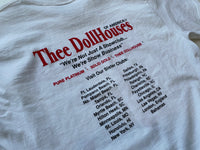 90s Vintage Strip Club “THEE DOLL HOUSE”T-shirt L White