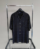 90s Vintage RalphLauren 100%Silk PolkaDot Shirt M