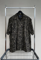90s Vintage Polo RalphLauren CLAYTON “BlackFlower”Shirt L Black