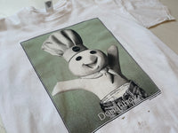 90s Vintage DoughBoy CalvinKlein Parody T-shirt L White