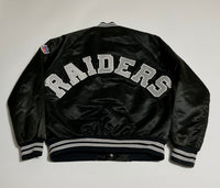 90s vintage RAIDERS Chalk Line varsity jacket M