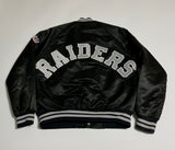 90s vintage RAIDERS Chalk Line varsity jacket M