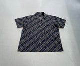 90s Polo RalphLauren VINTAGE CAMP Paisley Loop Shirt XL Navy