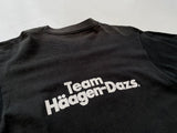 90s Vintage Hagen Dazs “Team Haagen-Dazs” T-shirt Black