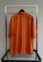 90s Vintage RalphLauren CALDWELL OpenCollar Shirt XL Orange