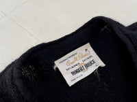 60s ArnoldPalmer Alpaka Cardigan L Black