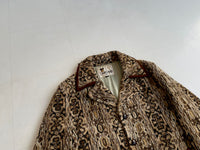 60s LAKE LAND Gobelin Tapestry Coat 44 Long