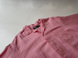 90s Vintage RalphLauren Silk&Linen L/S Shirt XL Pink