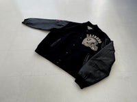 90s Vintage Raiders ChalkLine Varsity Jacket XL