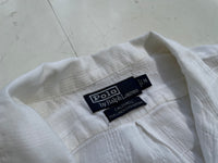 90s Polo RalphLauren CALDWELL Loop Shirt M White