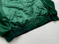 90s GAME Satin Varsity jacket XXL Green